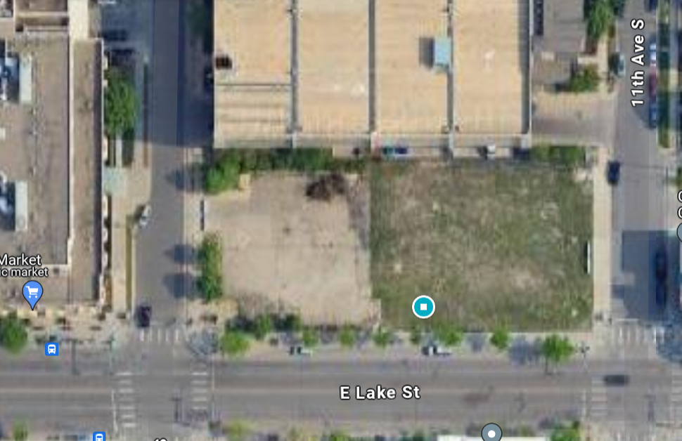 A map showing the Midtown Global market hub.