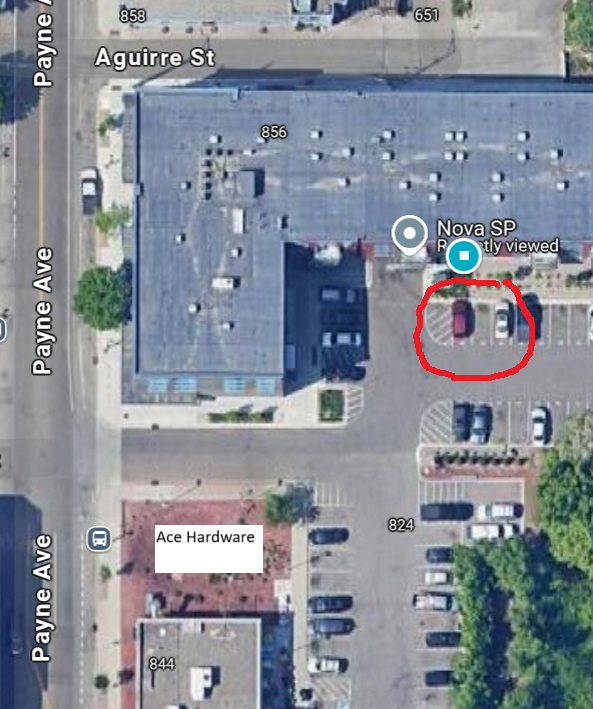 A map showing the Nova SP hub.