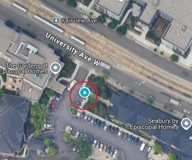 A map of the Uni Fairview hub.